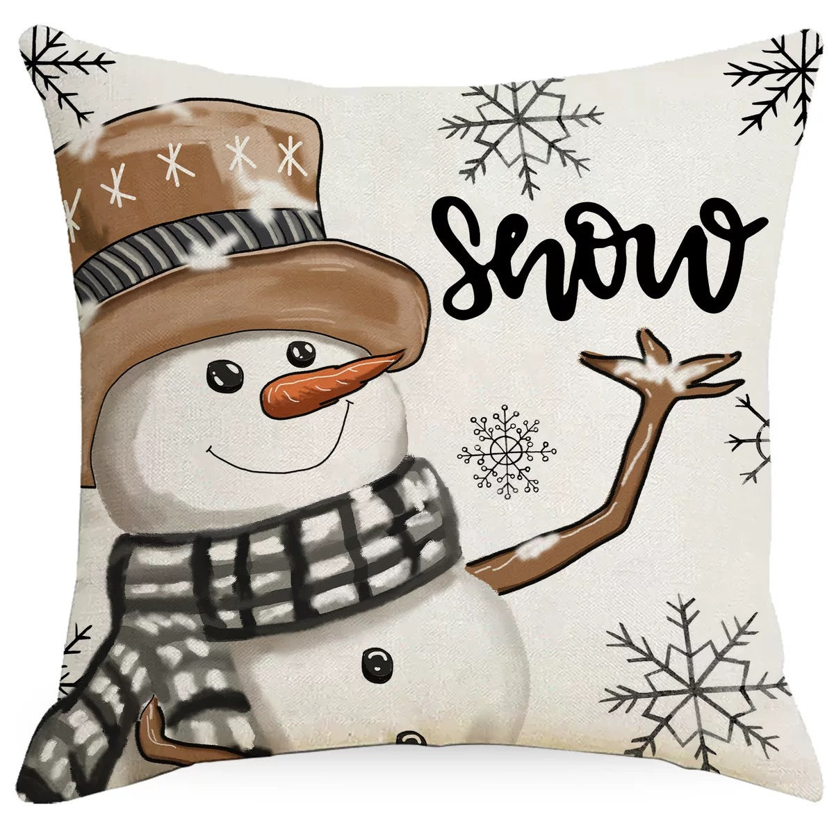 Wholesale Christmas Linen Throw Pillow Cases